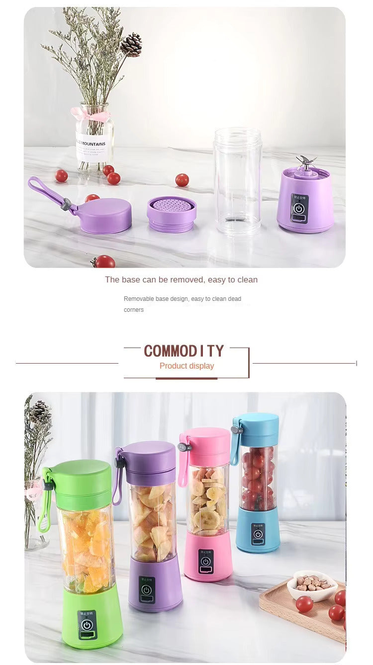 Sizeable personal blender that serves for the making of individual shakes or smoothies, and very easy storage