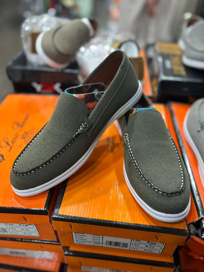 Royal Walk Suede Slip-On Casual Loafers for Men – Comfortable Stylish Everyday Shoes