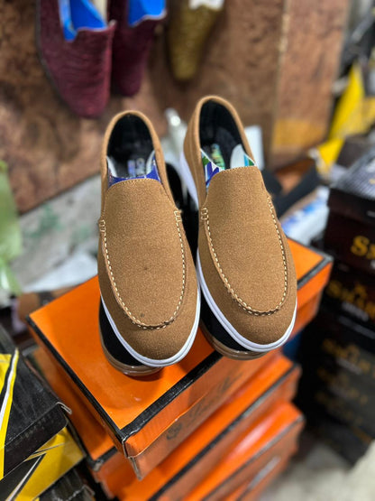 Royal Walk Suede Slip-On Casual Loafers for Men – Comfortable Stylish Everyday Shoes