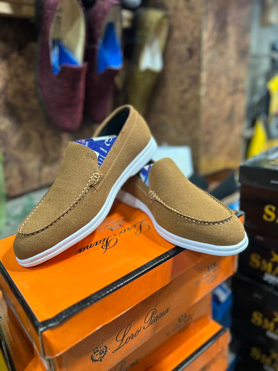 Royal Walk Suede Slip-On Casual Loafers for Men – Comfortable Stylish Everyday Shoes