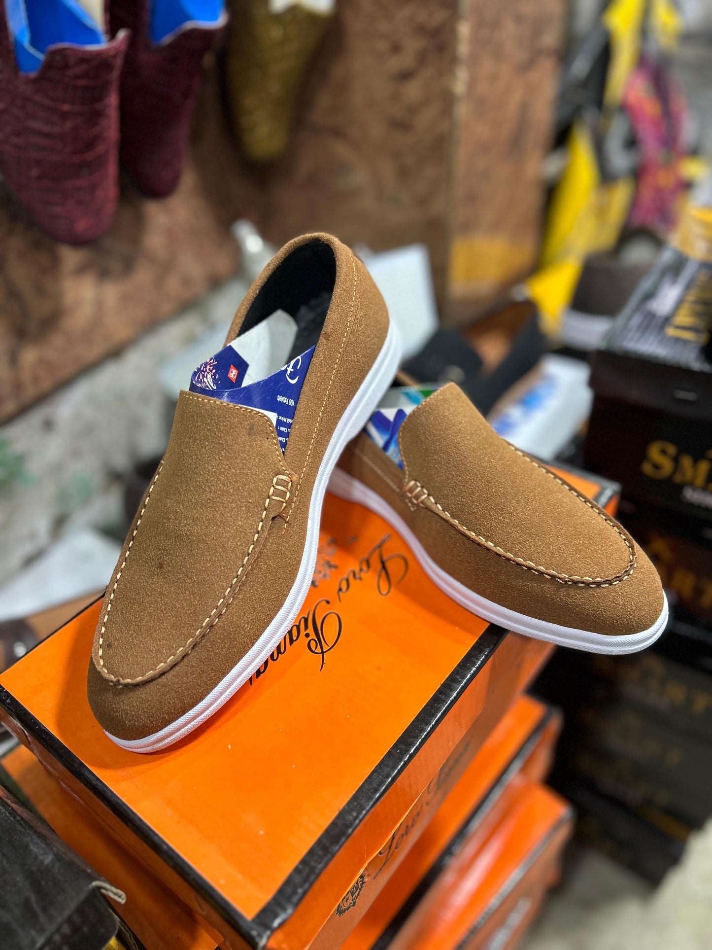 Royal Walk Suede Slip-On Casual Loafers for Men – Comfortable Stylish Everyday Shoes
