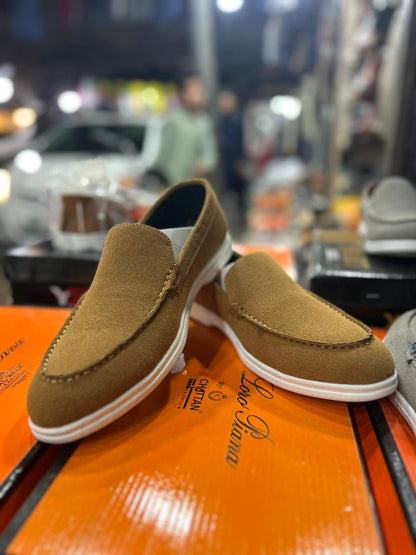 Royal Walk Suede Slip-On Casual Loafers for Men – Comfortable Stylish Everyday Shoes