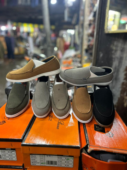 Royal Walk Suede Slip-On Casual Loafers for Men – Comfortable Stylish Everyday Shoes