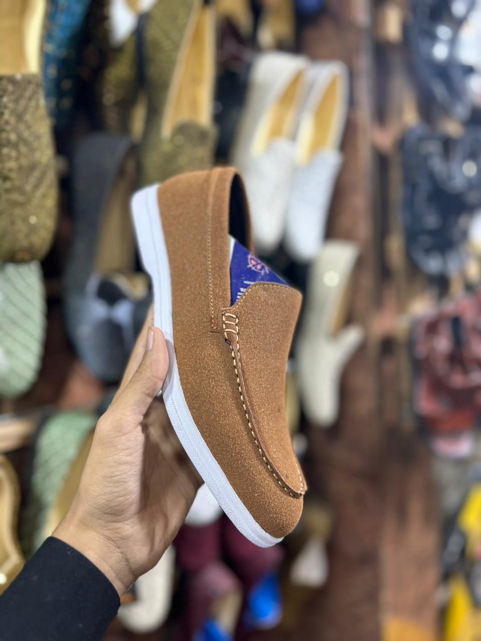 Royal Walk Suede Slip-On Casual Loafers for Men – Comfortable Stylish Everyday Shoes