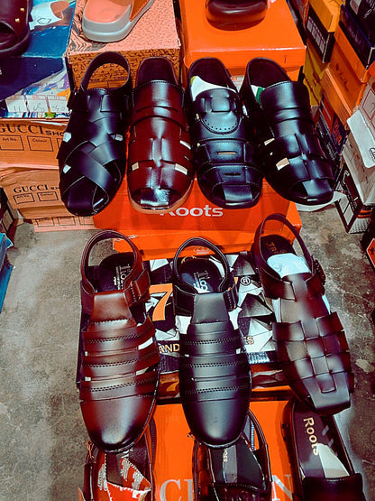 Men’s Premium Roman Leather Sandals – 6 Unique Styles & Colors Available