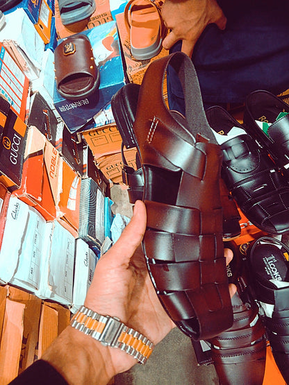 Men’s Premium Roman Leather Sandals – 6 Unique Styles & Colors Available