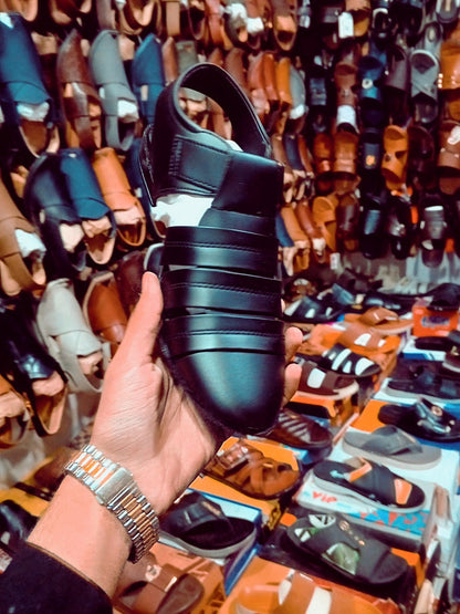 Men’s Premium Roman Leather Sandals – 6 Unique Styles & Colors Available