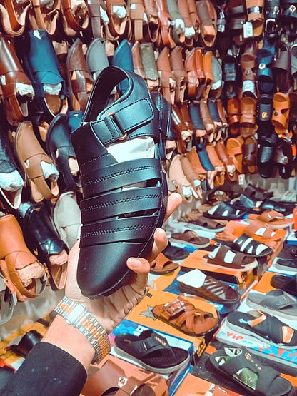Men’s Premium Roman Leather Sandals – 6 Unique Styles & Colors Available