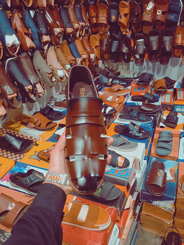 Men’s Premium Roman Leather Sandals – 6 Unique Styles & Colors Available